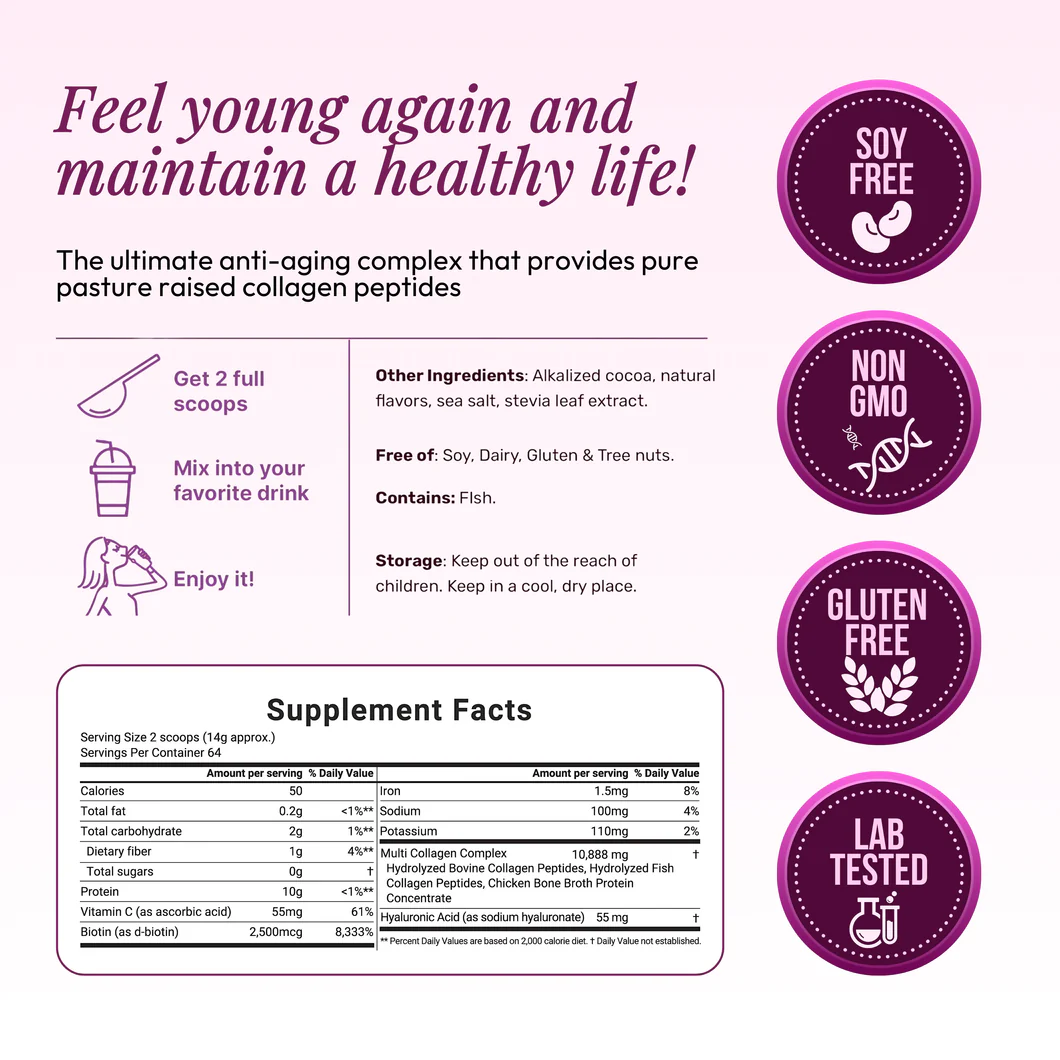 5-in-1 Multi Collagen Peptide Powder